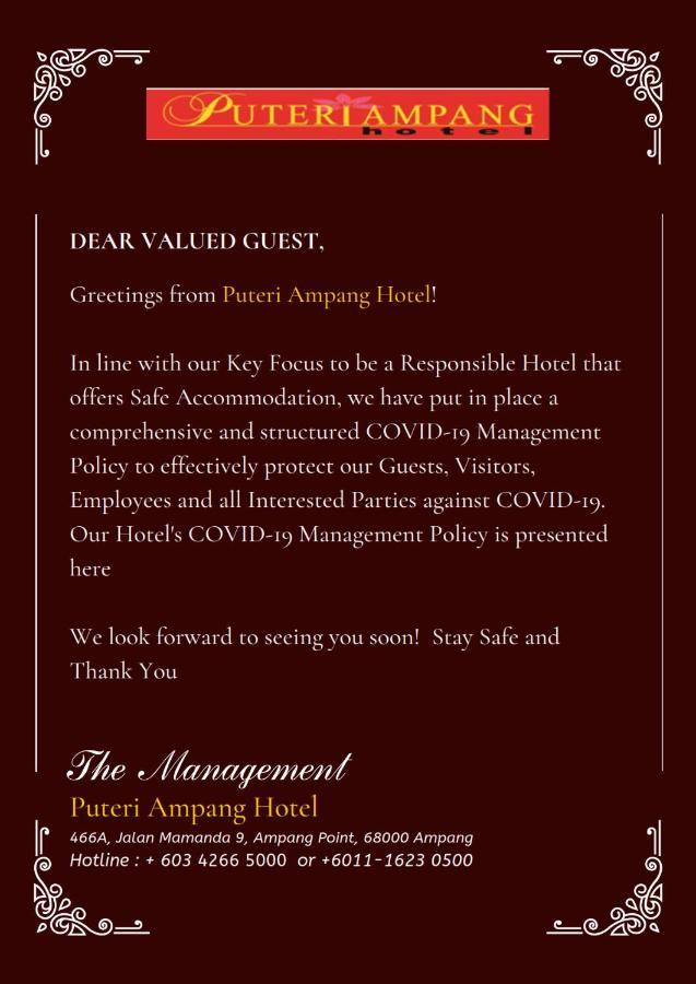 Puteri Ampang Hotel Eksteriør bilde